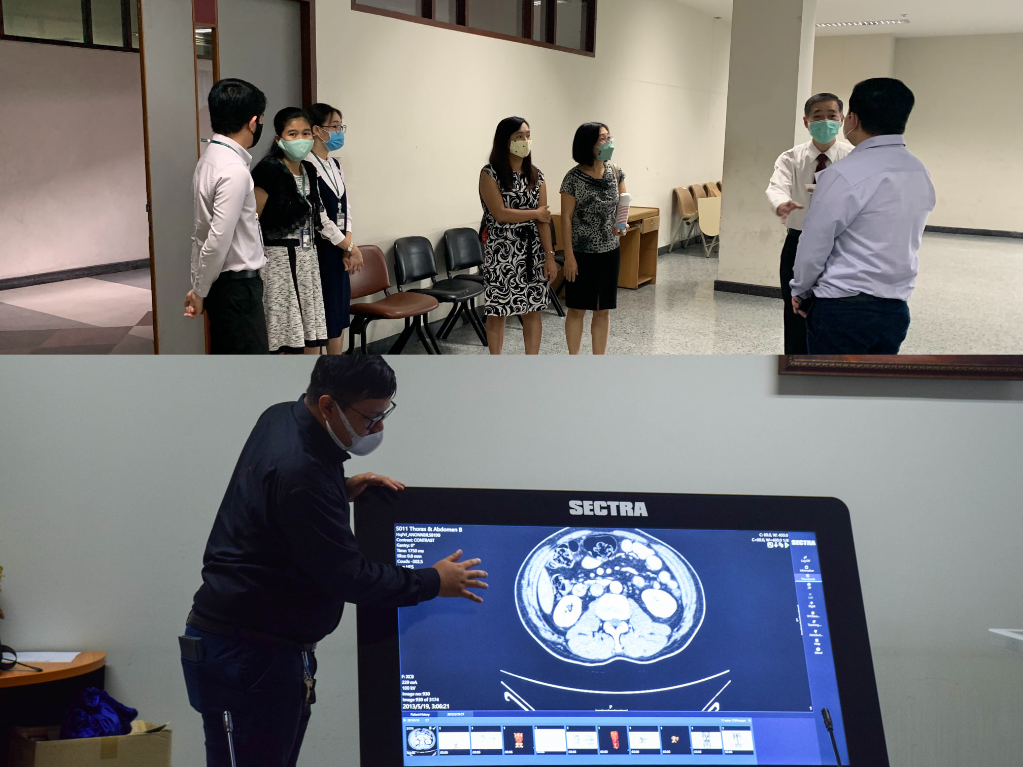 คณบดีคณะแพทยศาสตร์ และคณาจารย์สาขากายวิภาคศาสตร์ เข้าร่วมฟังการนำเสนอระบบจำลองฝึกปฏิบัติการกายวิภาคศาสตร์ คณบดีคณะแพทยศาสตร์ และคณาจารย์สาขากายวิภาคศาสตร์ เข้าร่วมฟังการนำเสนอระบบจำลองฝึกปฏิบัติการกายวิภาคศาสตร์
